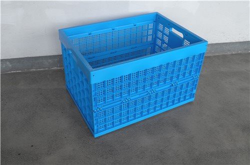 뚜껑이 있는 접이식 보관 용기
